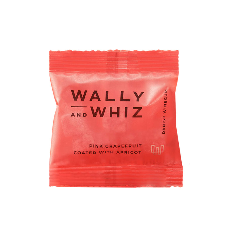 Wally and Whiz Pink Grapefrugt med Abrikos | Gourmet vingummi individuelt indpakket
