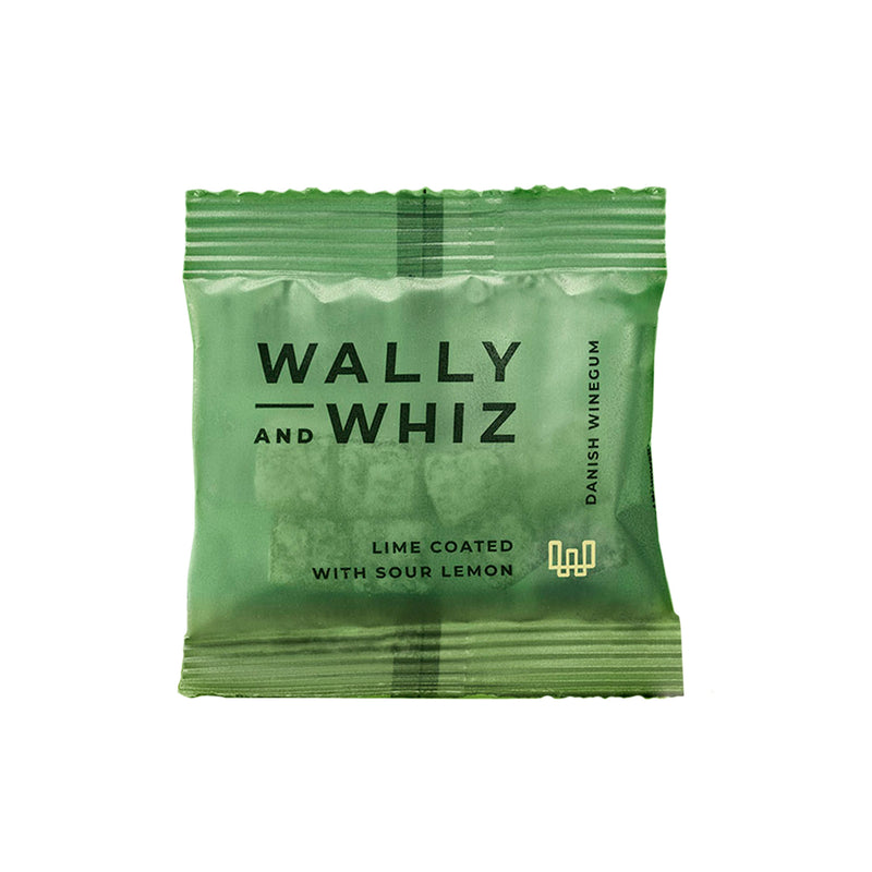 Wally and Whiz Lime med Sur Citron | Gourmet vingummi individuelt indpakket
