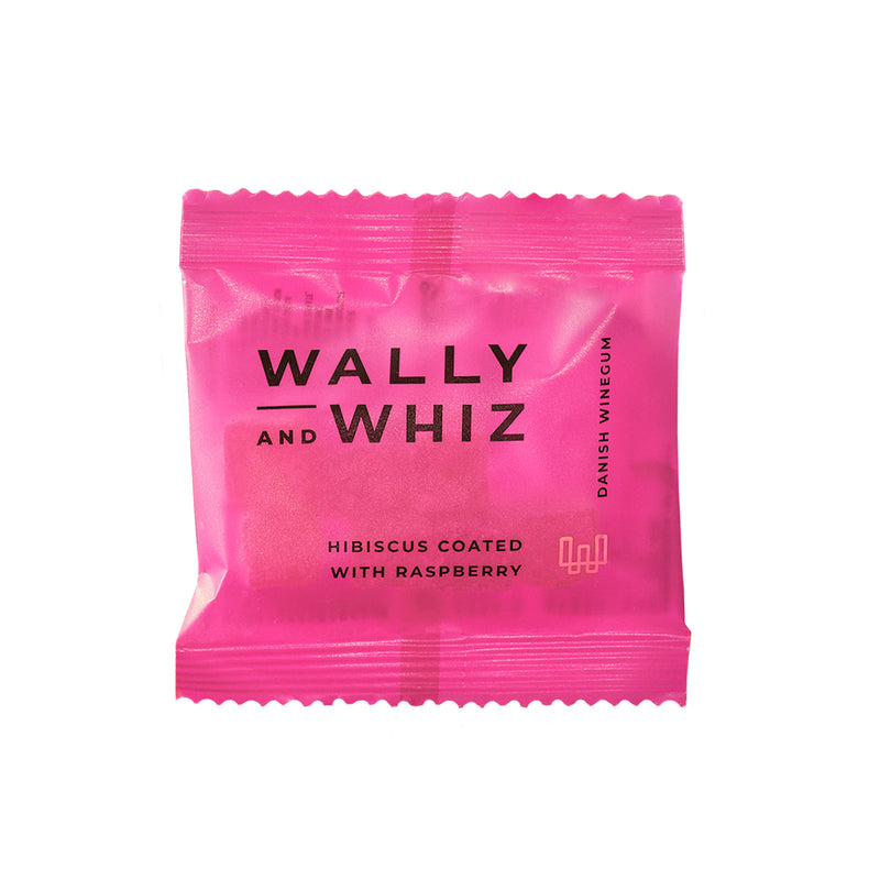 Wally and Whiz Hibiscus med Hindbær | Gourmet vingummi individuelt indpakket