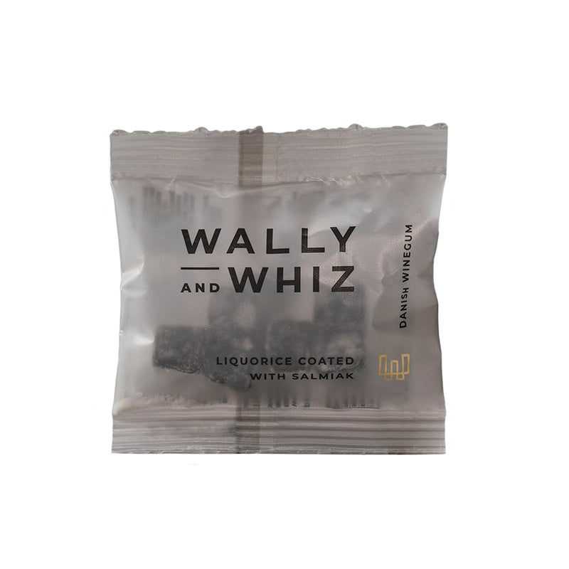 Wally and Whiz Lakrids med Salmiak | Gourmet vingummi individuelt indpakket
