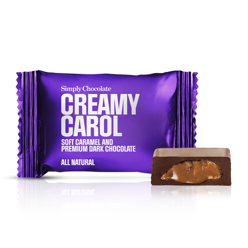 Chokolade Bites m. karamel, Creamy Carol 10g