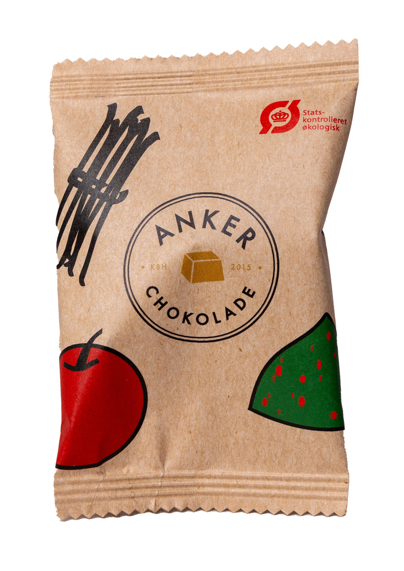 Anker Chokolade Danske Æbler & Brunet Smør Flowpack - Hvid chokolade
