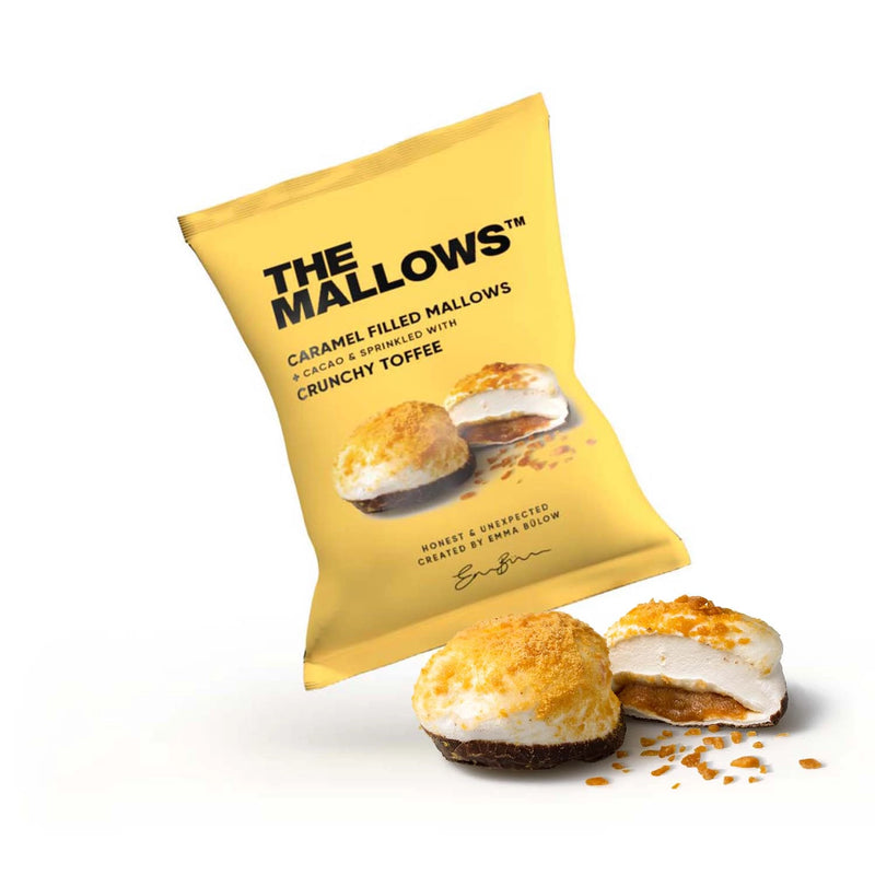 The Mallows Caramel Filled Mallows Crunchy Toffee | Gourmet skumfiduser med karamel og toffee