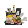 Økonomi Gavekurv med alkoholfri cider, kaffe og snacks | Firmagave med meget for pengene
